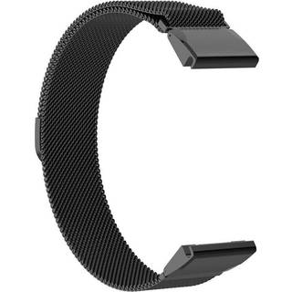 Milanese magnetisk urrem Garmin Fenix 7X Pro - Sort