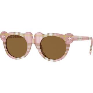 Burberry JB4355F Børn Asian Fit 397273 43 Solbriller Børn Lyserød - Checkered Pink - 43mm