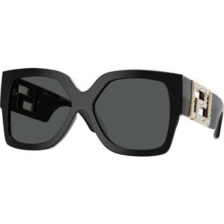 Versace Kvinde VE4402 547887 Solbriller Acetat Sort Grå Firkantet Normal