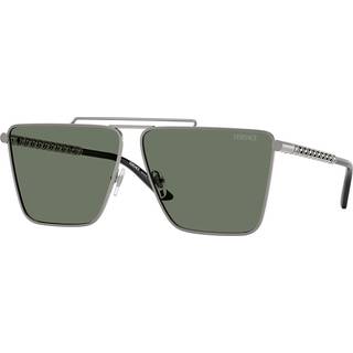 Versace Mand VE2266 10013H Solbriller Metal Grå Grøn Pillow Normal