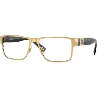 Versace Mand VE1274 1002 Optiske stel Metal Guld Transparent Firkantet Normal