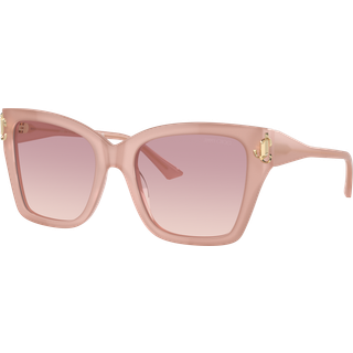 Jimmy Choo Kvinde JC5012 502768 Solbriller Acetat Rosa Brun Firkantet Normal Skygge