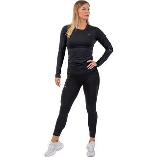 Langærmet T-shirt Nebbia Long Sleeve Smart Pocket Sporty Top 41801-1 Størrelse XS