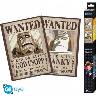 ONE PIECE - Usopp & Franky - Set 2 posters '52x38'