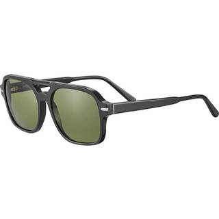 Serengeti Marco Polarized SS602002 57 Solbriller Mænd Black - Shiny Black - 57mm