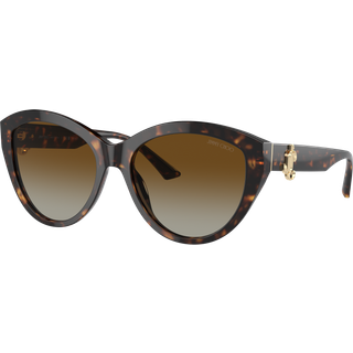 Jimmy Choo Kvinde JC5007 5002T5 Solbriller Acetat Havana Brun Pantos Polariseret Skygge