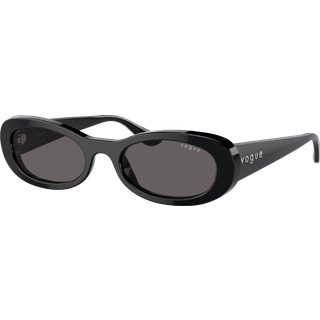 VOGUE EYEWEAR Kvinde VO5582S W44/87 Solbriller Acetat Sort Grå Rund Normal