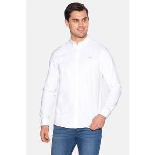 Threadbare Threadbare White Oxford Long Sleeve Shirt