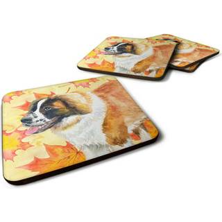 """" Caroline's Treasures Saint Bernard Fall Decorative Coasters multicolor """"
