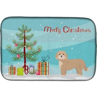 """" Caroline's Treasures CK3810DDM Cavachon Christmas Tree Dish-Drying-Mats 14 X 21 Multicolor """"