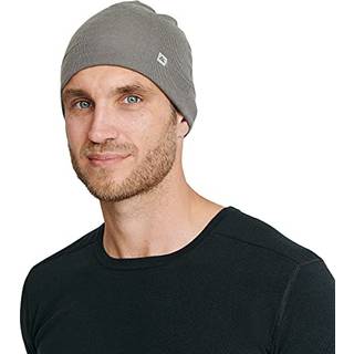MERINO WOOL RIDGE BEANIE FOR MEN & WOMEN - Grey / 1-Pack