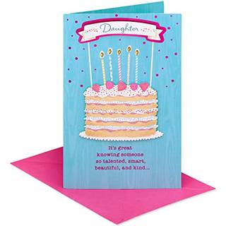 Amerikanske hilsener f?dselsdagskort til datter (elskede mere end ord kan sige)