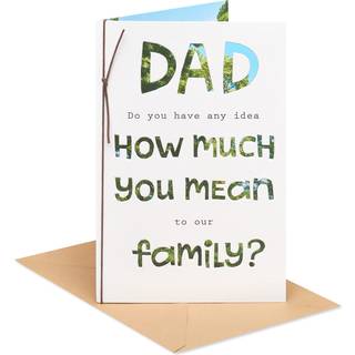 Amerikanske hilsener f?dselsdagskort til far (stoler p? dig)