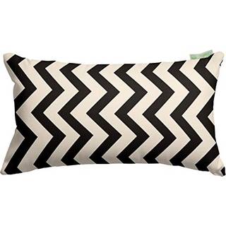 Majest?tiske hjem varer sort chevron indend?rs / udend?rs lille kastepude 20 """" l x 5 """" w x 12 """" h