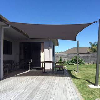 Sunny Guard Sun Shade Sail 10 'X 13' Rektangel Kul UV Block Sunshade til baghaven Yard Deck Patio Have udend?rs aktiviteter og facilitet (vi lave