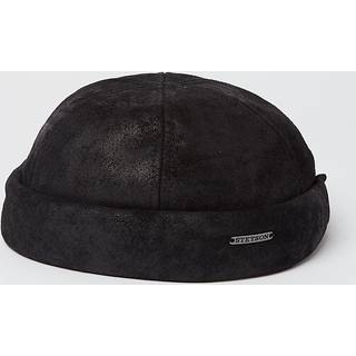 Stetson Stetson Docker Pig Skin - Sort, 55 (S) / Sort / Docker Cap
