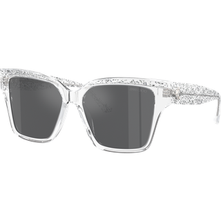 Jimmy Choo Kvinde JC5003 50376G Solbriller Acetat Transparent Grå Pillow Normal