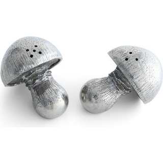 Vagabond hus tenn svamp salt och peppar shaker set 2 tum bred x 2,5 tum lång
