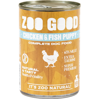 ZOO GOOD Hvid Hvalp Med Fisk Og Kylling - 400 g