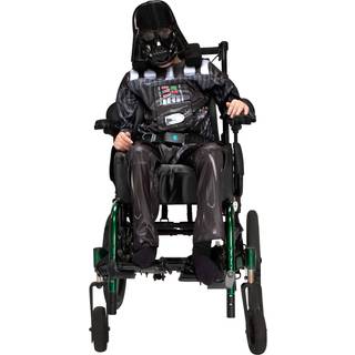 Star Wars Darth Vader officiell ungdom Adaptiv kostym - kostymer med adaptiva funktioner (hjulskydd sålt separat) (er) multi