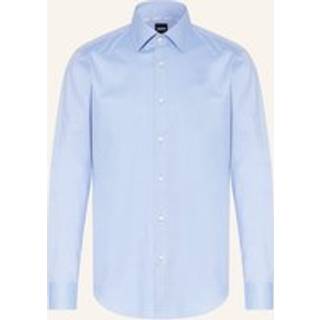BOSS Black Herren Hemd blau