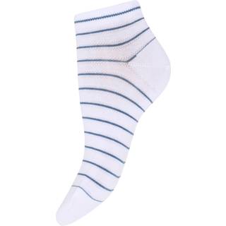 Conmé Strømper Sneaker stripe - Hvid