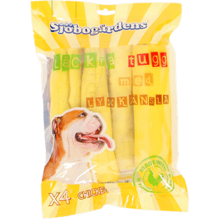 Sjöbogårdens Tyggepinde til Hunde m. Kyllingesmag 4-pak