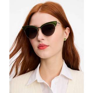 Kate Spade Alvi/G/S Asian Fit 1ED/HA 54 Solbriller Kvinder Grøn - Gold - 54mm