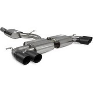 Scorpion Resonated CAT/GPF-Back System Without Valves - Audi S3 - Daytona Ceramic