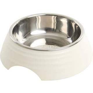 BUSTER Frosted Ripple Hundeskål Hvid Small