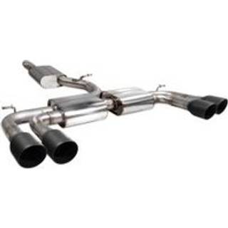 Scorpion Resonated CAT/GPF-Back System Without Valves - Audi S3 - Daytona Ceramic