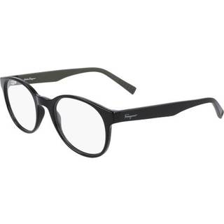 Ferragamo Mand SF2879 001 Optiske stel Acetat Sort Rund