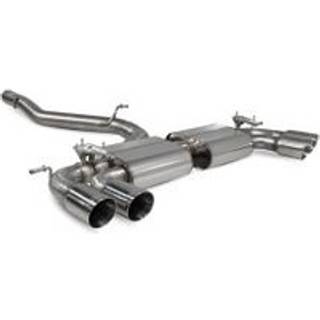 Scorpion Non-Res Cat/GPF Back System with Electronic Valves - VW MK8 Golf R - Daytona