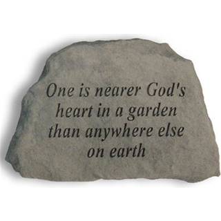 Kay Berry- Inc. 41920 One er n?rmere Guds hjerte i en have - have accent - 6,5 tommer x 4,5 tommer x 1,5 tommer