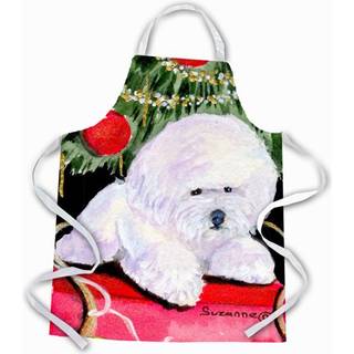 """"Caroline's Treasures SS8957APRON Juletr? med Bichon Frise Forkl?de Large Multicolor""""