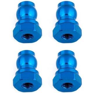 Shock Bushings, 10 mm, blue aluminum