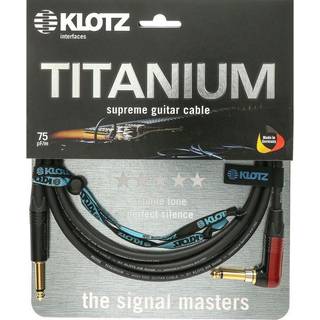 Klotz TIR0900PSP Titanium 9 m Lige - Vinklet Instrumentkabel