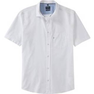 OLYMP Herren Kurzarmhemd weiß