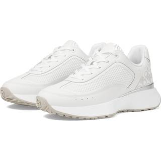 MK Ari Leather and Mesh Trainer - White - Michael Kors - EU 41