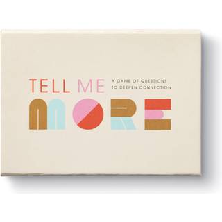 Fort?l mig mere: Et samtalsstarterspil med sp?rgsm?l for at uddybe forbindelsen