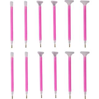 S?t med 24 diamantmaleri Pen med 3 borest?rrelse 5D Diamond Broderi Pen Korrektion Pen til DIY Diamond Rhinestone Maleri