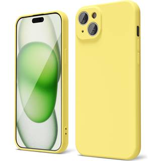 Oakxco til iPhone 15 plus telefonkasse flydende silikone tynd slank blød gummi gel tpu almindelig simpel dækning til kvinder pige sød mat solid f