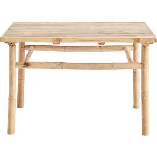 Tine K Loungebord Natur 70x70 Cm - Udendørs sofaborde Bambus Nature - BAMTABLE70-NA