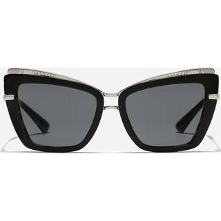 Dolce & Gabbana Kvinde DG4472 337287 Solbriller Acetat Sort Grå Cat Eye Normal