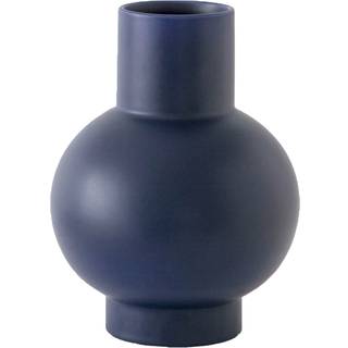 Raawii Strøm Vase 16 Cm - Vaser Earthenware Blå - R6006