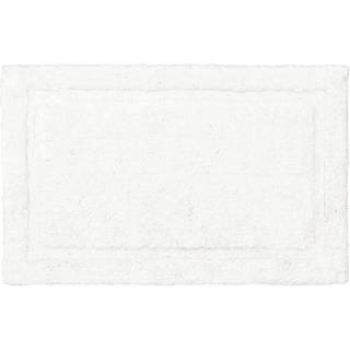 Jean Pierre New York Lydia Border 100% bomuld Badem?tte - Skridsikret badet?ppe - Hvid - 20""""x32""""