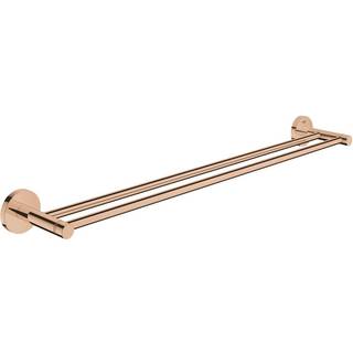 GROHE Essentials Dobbelt håndklædestang 600 mm - Poleret Warm Sunset