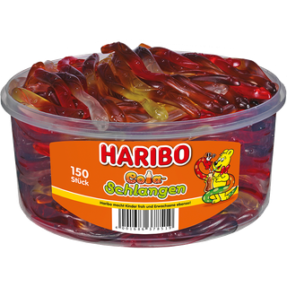 Haribo Cola Slanger 1050 g.