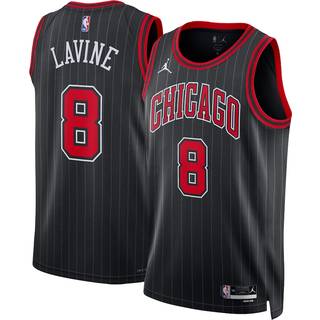 Chicago Bulls Statement Edition Jordan Dri-FIT NBA Swingman-trøje til mænd - sort - M