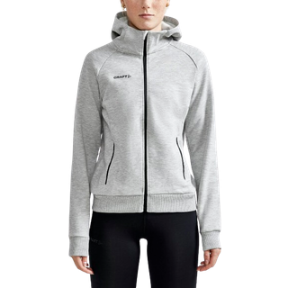 Craft - Core Soul Full Zip Hood Kvinder - Grey Melange S